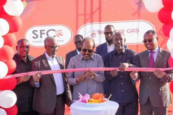 President Hassan Sheikh Inaugurates New LPG Storage Center in Mogadishu